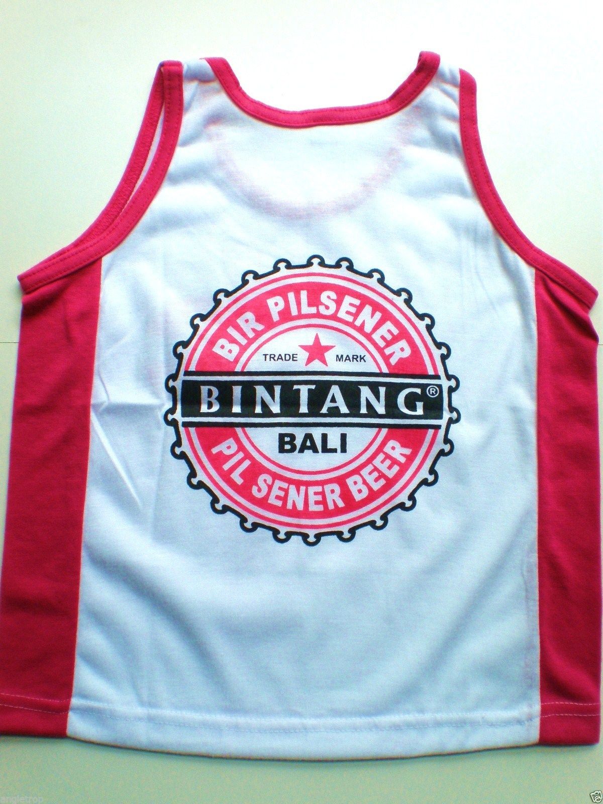 BINTANG SINGLET BALI BEER - ASSORTED COLOURS & SIZES - XS S M L XL